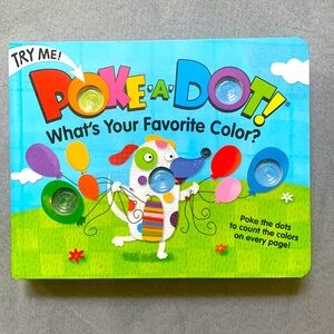 Gently used what’s your favorite color Melissa & Doug poke a dot book
